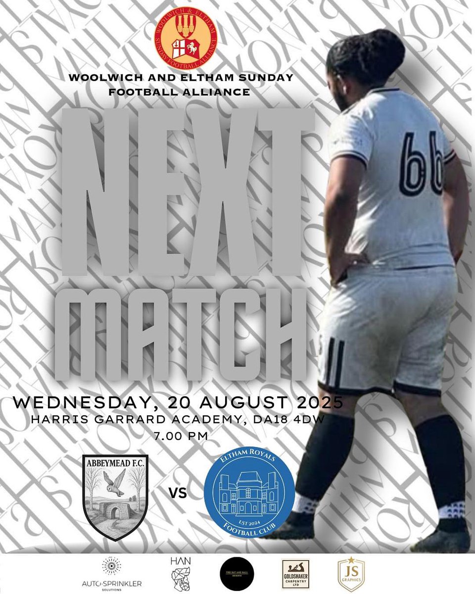 Eltham Royals FC (@elthamroyals24) on Twitter photo More midweek action this week as we go up against league rivals <a href="/AbbeymeadFC/">Abbeymead FC</a>. Looking for a bounce back after Sundays defeat. COME ON YOU ROYALS⚫️⚪️ <a href="/WESFA_Football/">W.E.S.F.A.</a> <a href="/SELKXIFC/">SELK XI FC</a> More midweek action this week as we go up against league rivals <a href="/AbbeymeadFC/">Abbeymead FC</a>. Looking for a bounce back after Sundays defeat. COME ON YOU ROYALS⚫️⚪️ <a href="/WESFA_Football/">W.E.S.F.A.</a> <a href="/SELKXIFC/">SELK XI FC</a>