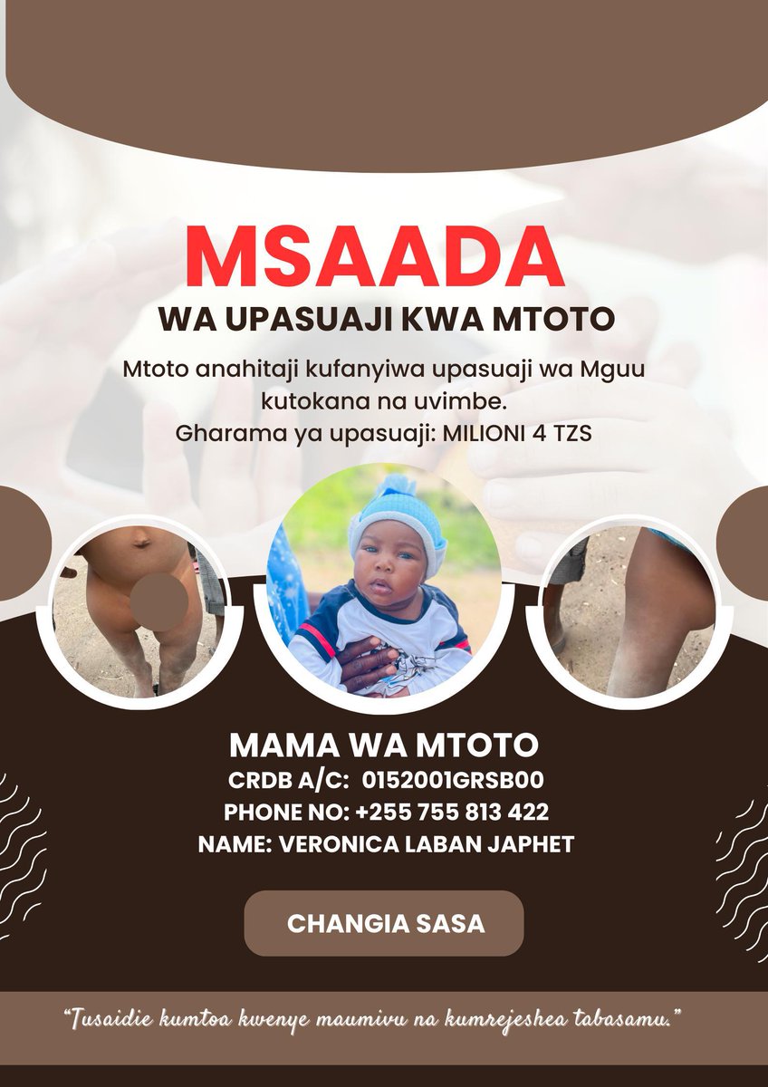 BarakaMaviatu's tweet image. Kijana wetu Pichani, alizaliwa na hitilafu katika mguu mmoja, anapitia maumivu hasa akijaribu kujongea, anahitaji msaada wa upasuaji (Tsh Milioni 4)  ili aweze kutembea kama watoto wengine, ni kijana mwenye afya lakini ni afya isiyo timilifu bila kutembea.