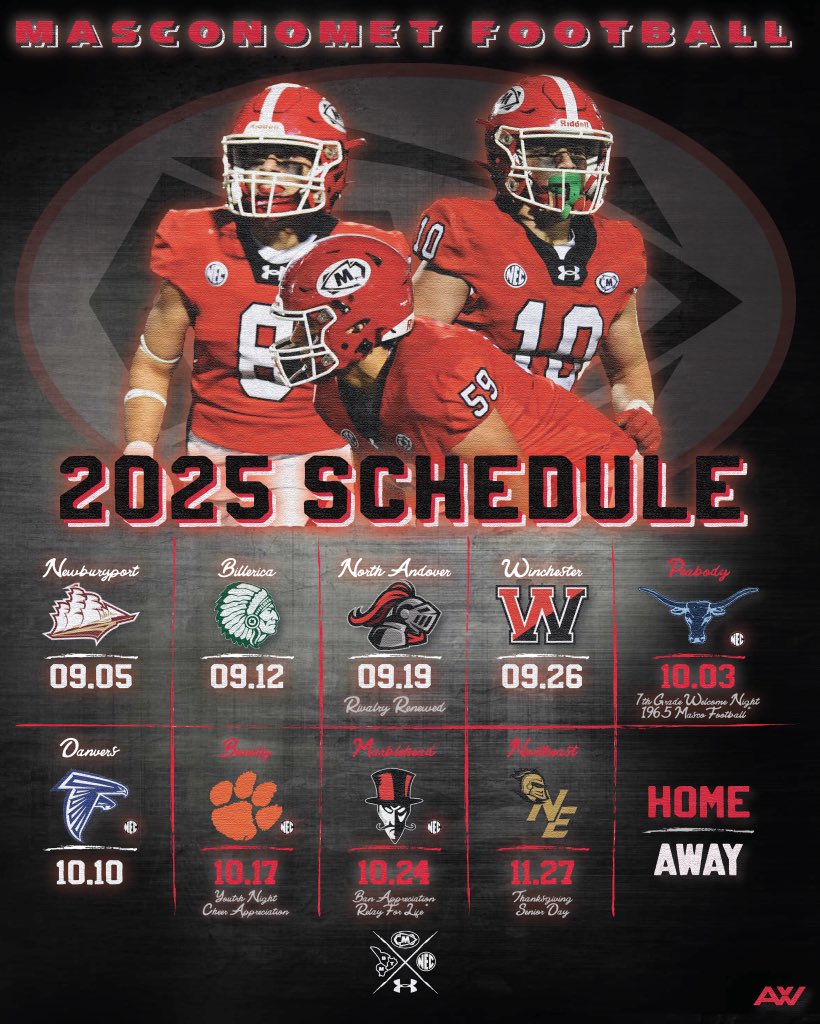 2025 Schedule is here 🎬🍿
- 
#RollSco | #WeClimb | #WinTheFray | #MascoFootball