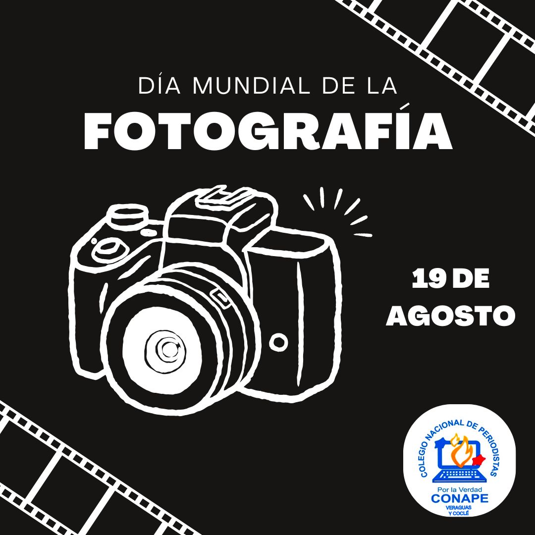 El Día Mundial de la Fotografía se celebra el 19 de agosto, con el objetivo de conmemorar el invento de la fotografía y la contribución de la fotografía a la cultura y la documentación histórica. 

#Conape #Coclé #Veraguas