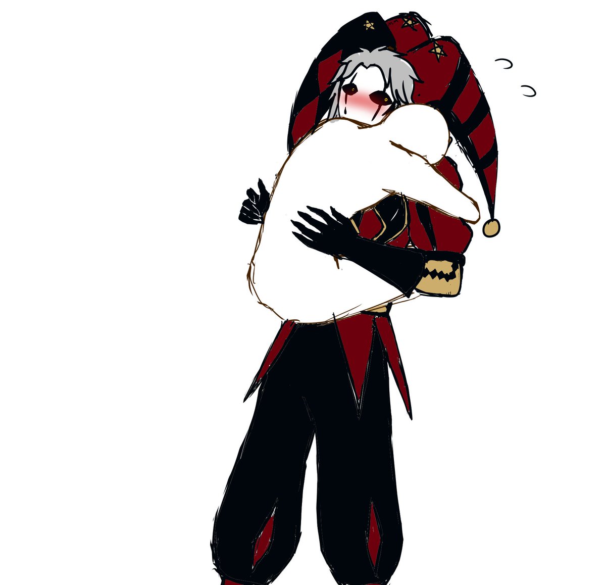 想抱著Pierrot，用力抱著。
#thefreakcircus