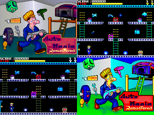 The time has come to announce another retro project we’re working on in cooperation with Alternative Software!
We’ve acquired the rights to remaster the legendary 8-bit Wally Week game series.
Over the next year or so, you’ll once again be able to experience Automania,