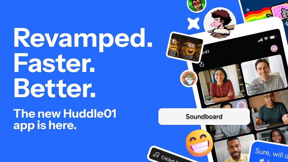 Meet the new Huddle01 app, A platform as vibrant as you are.

■ A fresh UI that feels effortless
■ Conversations that flow better
■ Multi-task with picture-in-picture mode
■ Smarter host tools

Everything you asked for is now on mobile 📱
<a href="/huddle01com/">Huddle01</a> 
<a href="/MeetOnHuddle01/">Huddle01 Meet (📹,🎙️)</a>