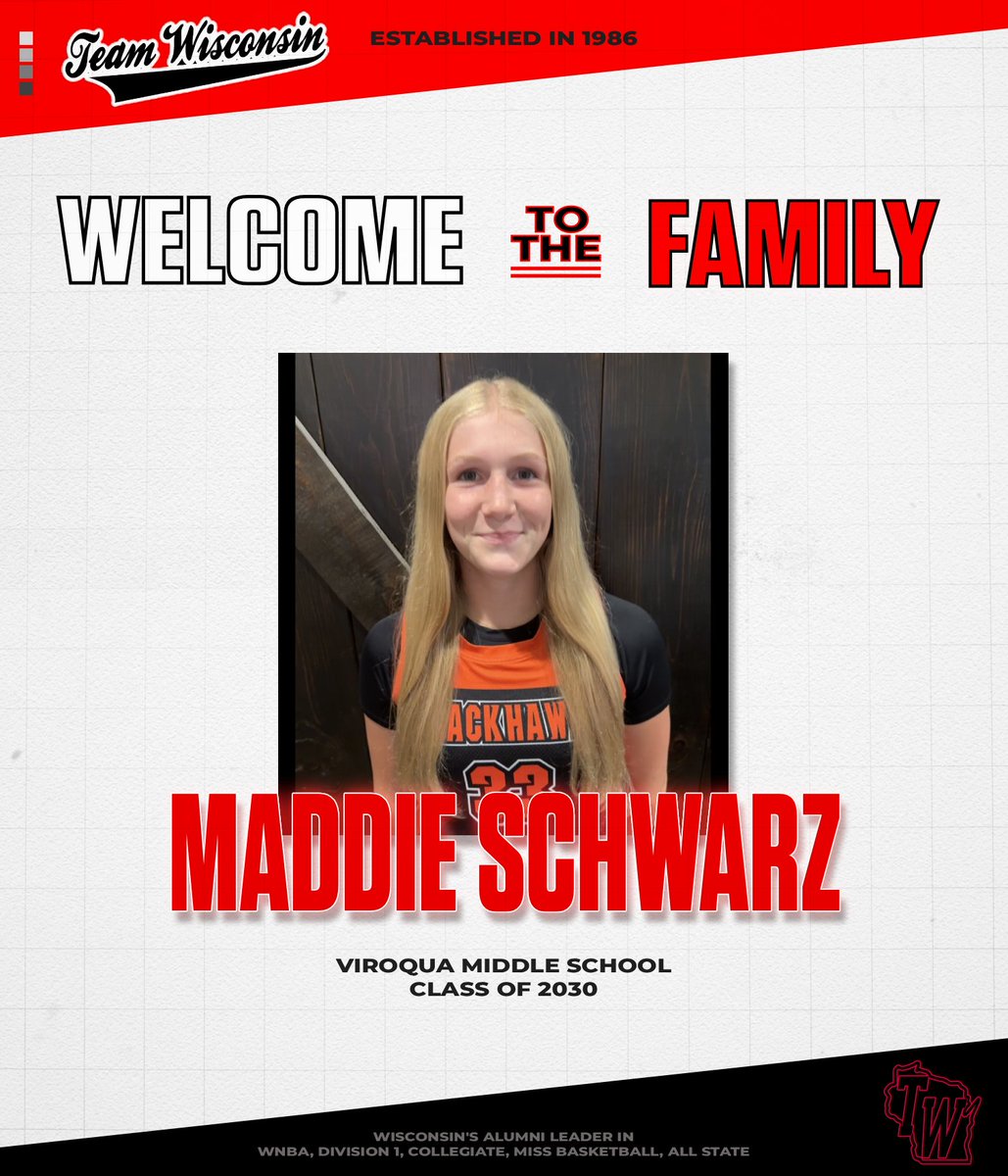 ⭐️Maddie Schwarz
📍Viroqua, WI
📚2030
🏀Wing-Forward
