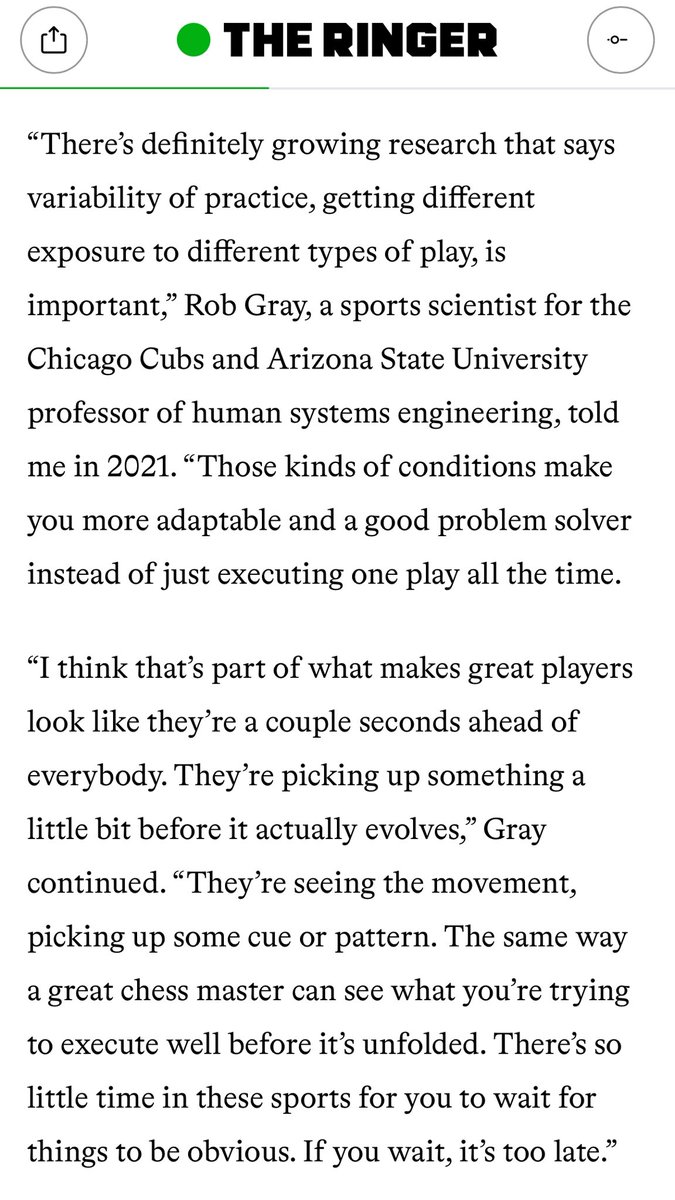 One of the best basketball players in the world played zero basketball this Summer…

And yet people will still tell kids they need to hyper-specialize in order to play any sport in college 🤦‍♂️
