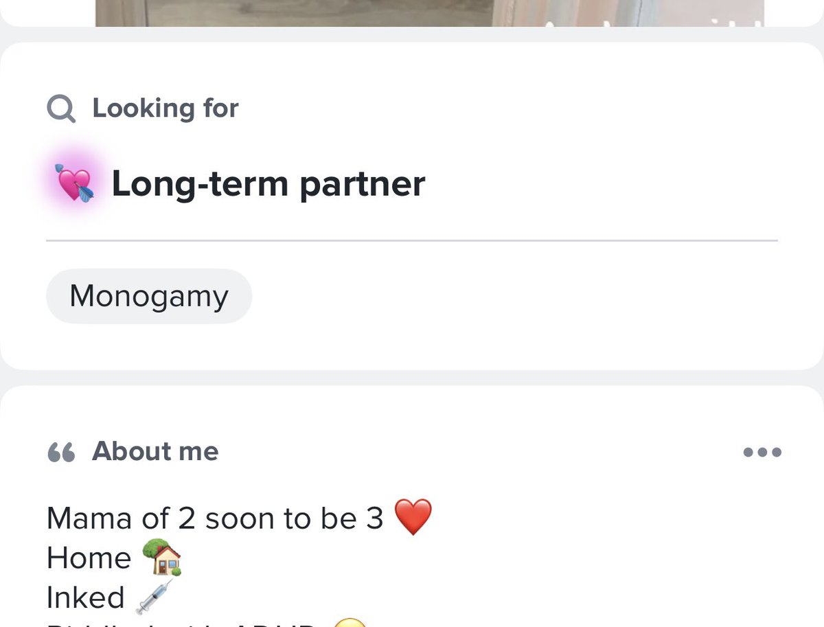 Pregnant birds on dating apps…