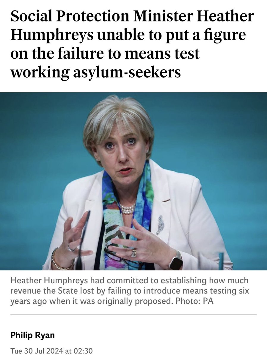 greenshame's tweet image. Former Fine Gael Minister, Humphreys revealed that 4,600 asylum seekers were receiving social welfare payments despite being in full time employment…. #ireland #asylum #fraud
