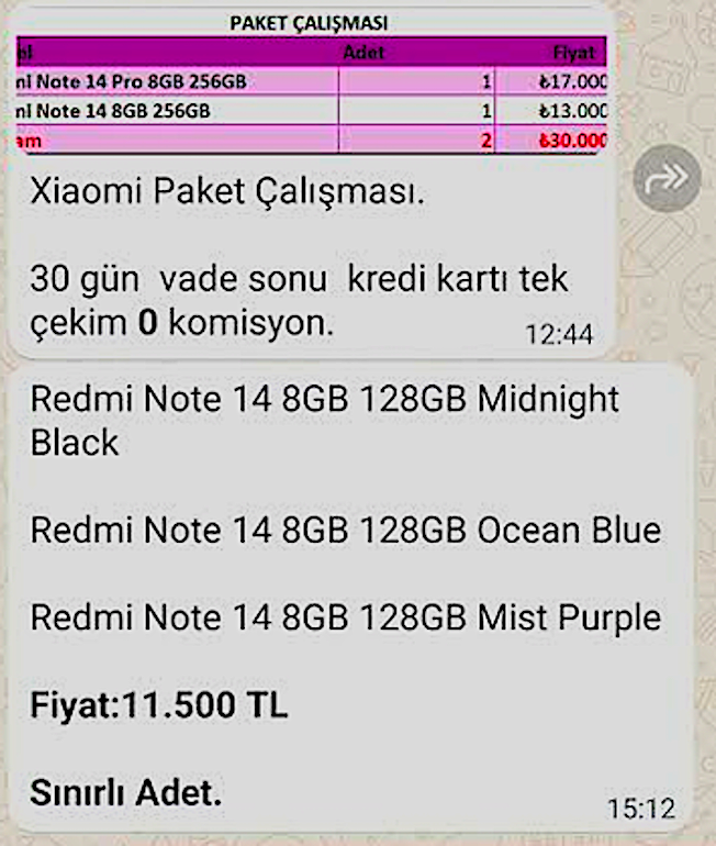 Cep Telefonu
Paket Çalışması
<a href="/CepTelefonu_TR/">Cep Telefonu</a> #Telefon 
#KVK #Türkiye #İstanbul #Organel
kvk.com

<> 

KVK Ürün Listesi 
1-Stok 
2-Omix X4 6/128 Siyah 
3-Paket Çalışması 

<> 

Ödeme: 
1-Nakit 
2-Kredi Kartıyla Doğrudan KVK'ya Ödeme
