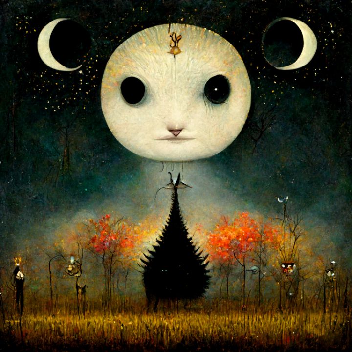Art of the Day! "The High Priestess". Buy at: ArtPal.com/whimsy?i=24930…