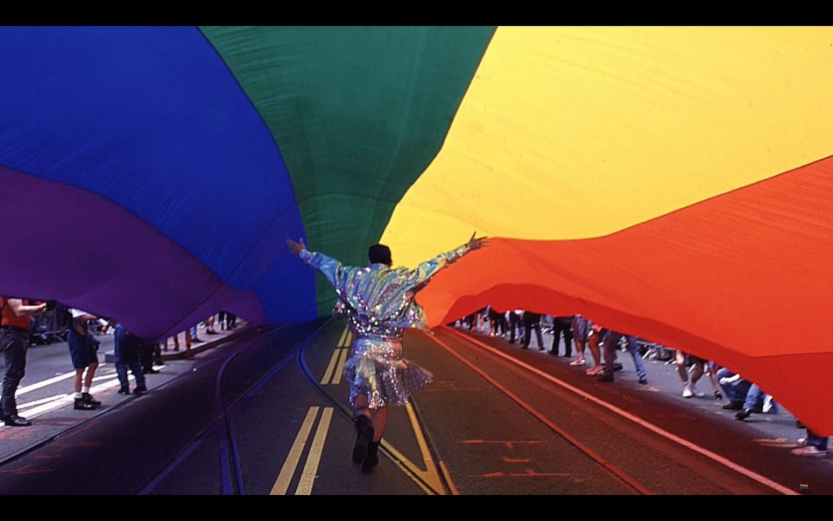 Gilbert Baker was a remarkable human being!
He created &amp; gave the OG Rainbow flag to #LGBTQ+ Community
&amp; started Gilbert Baker Film Festival to educate &amp; bring Community Together.
#GilbertBakerFilmFestival -Connect &amp; Communicate, Don't Isolate!!!
#Queer #MentalHealthMatters !!
