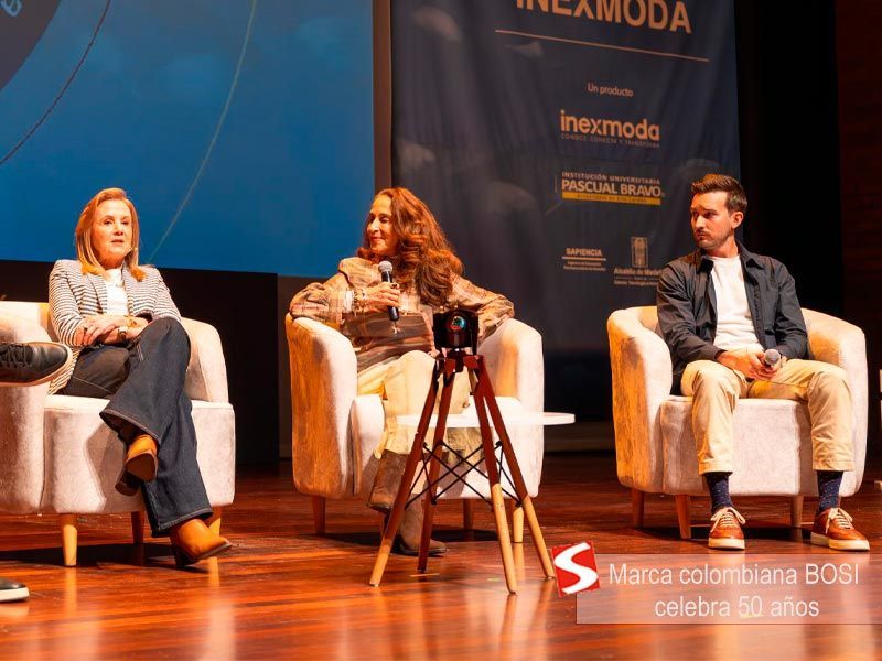 STYLEAMERICAmag's tweet image. La marca colombiana #BOSI celebra 50 años en 2025 como referente de moda en cuero ➡️ buff.ly/ujxGk9Ucomo parte de la celebración la marca realizó un conversatorio en el marco de la feria Colombiamoda #StyleModa