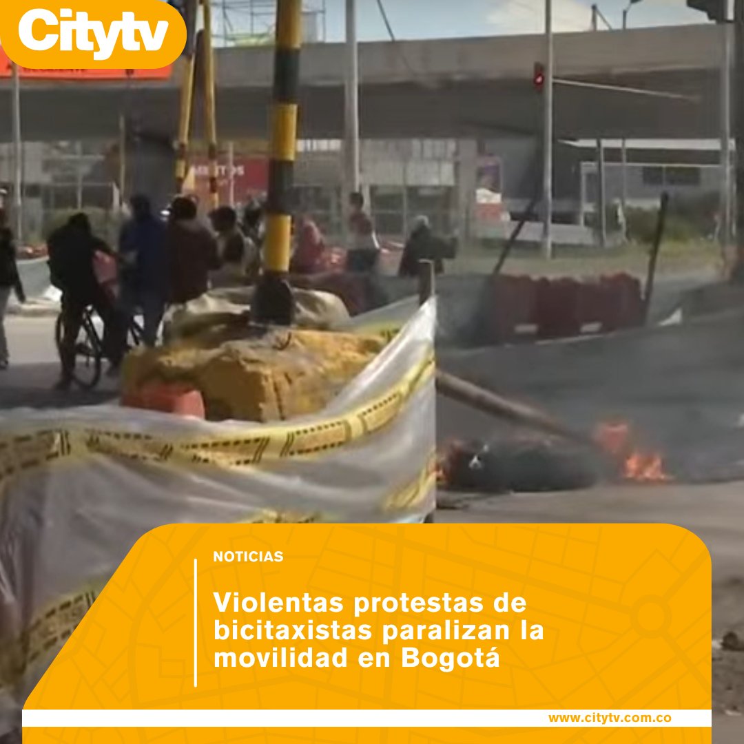 #OrdenPúblico | Las manifestaciones estallaron tras la inmovilización de varios vehículos en el sector de Castilla. Portal Américas y Biblioteca Tintal suspendieron servicio de TransMilenio. ⬇️
citytv.eltiempo.com/noticias/orden…