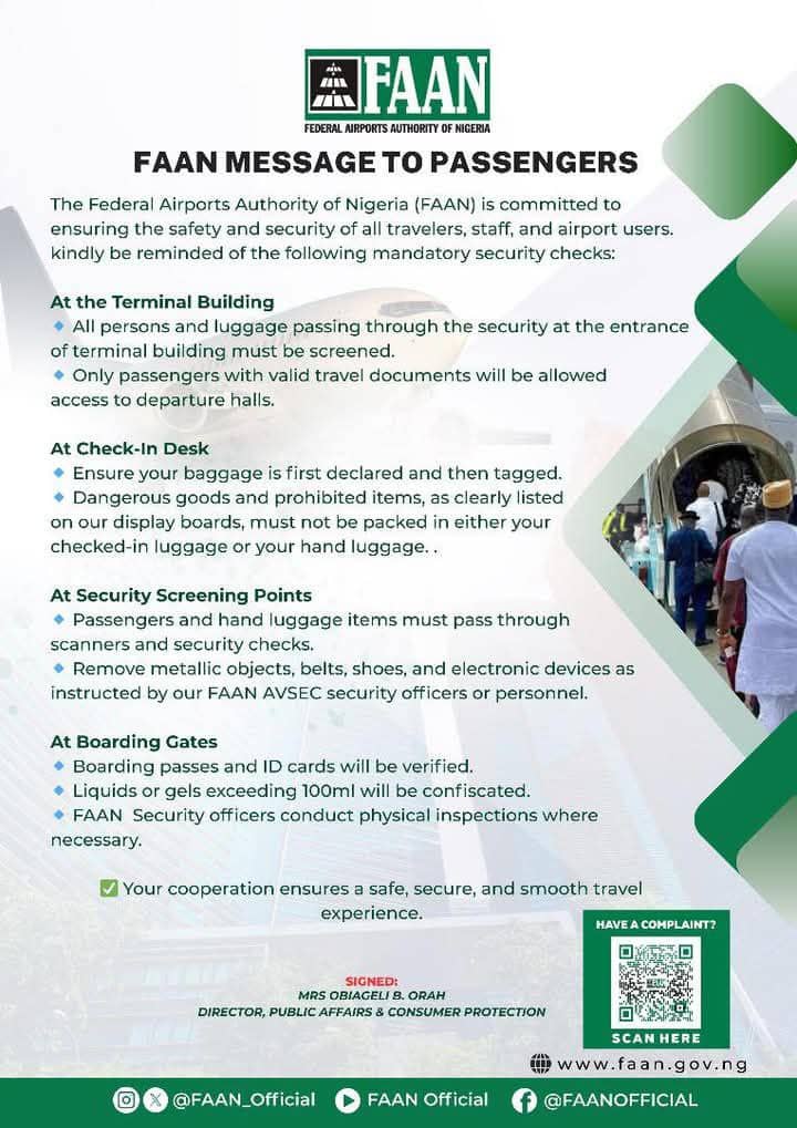 gpflow's tweet image. Be Guided As You Come To The Airport To Fly...
✈️✈️