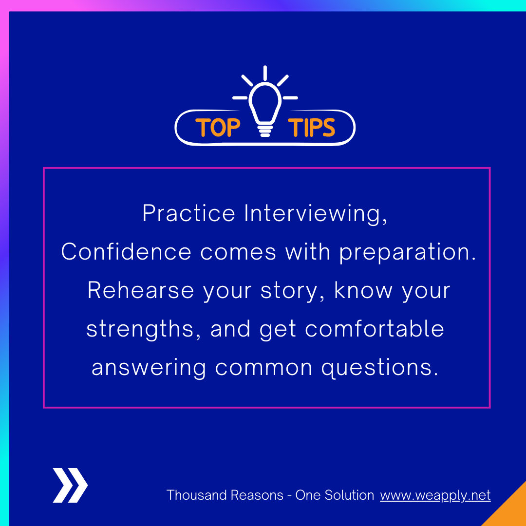 weapplyofficial's tweet photo. 🎤 Tuesday Tip for Job Hunters
Rehearse your story, highlight your strengths, and get comfortable with common questions.

And when you’re ready, WeApply makes sure you actually get the interviews to shine in. 💼
👉 https://t.co/gZIPI44JWF

#Jobhunt #HrTech #Career https://t.co/4oG55b5q5y