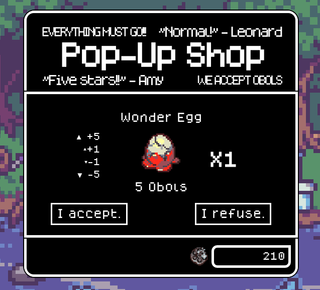 [𝟬.𝟮.𝟱] 𝙋𝙖𝙩𝙘𝙝 – 𝙊𝙗𝙤𝙡𝙨, 𝙄𝙩𝙚𝙢 𝙏𝙤𝙤𝙡𝙩𝙞𝙥𝙨, 𝙖𝙣𝙙 𝙏𝙧𝙖𝙙𝙚 𝙃𝙞𝙨𝙩𝙤𝙧𝙮 

𝗧𝗵𝗶𝘀 𝗽𝗮𝘁𝗰𝗵 𝗶𝗻𝘁𝗿𝗼𝗱𝘂𝗰𝗲𝘀 𝗮 𝗻𝗲𝘄 𝗶𝗻-𝗴𝗮𝗺𝗲 𝗿𝗲𝘄𝗮𝗿𝗱 𝗺𝗲𝗰𝗵𝗮𝗻𝗶𝗰: 
– Liquidators now receive an Obol for each kill. 
– A new menu will appear to those