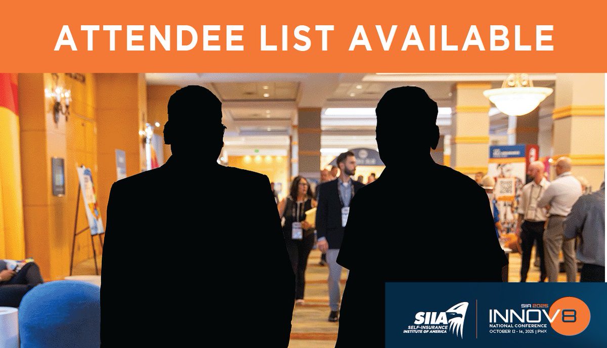 SIIA's National Conference is less the 2 months away (Oct. 12-14).  Do you have your meetings scheduled yet?

Registered attendees, exhibitors and sponsors can download the current attendee list by accessing their respective Service Center.

Visit |  ow.ly/tf6b50WIpsk