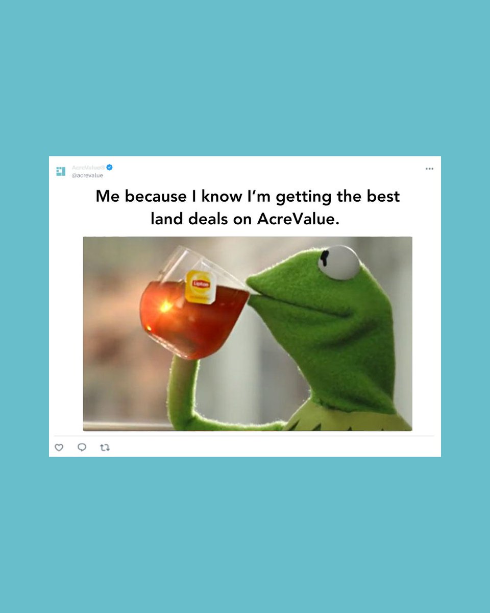 Not everyone checks AcreValue before buying land. I’m not everyone. ☕
