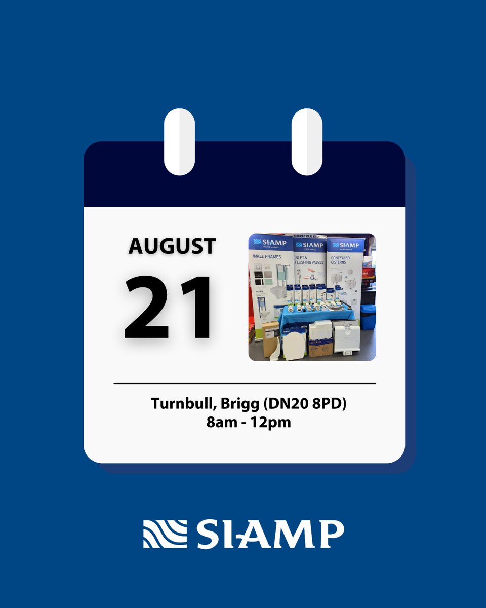 Join us @turnbullcoltd in Brigg this Thursday! 🤩

Want to chat all things SIAMP? Come and see James between 8am and 12pm 🙌🏼