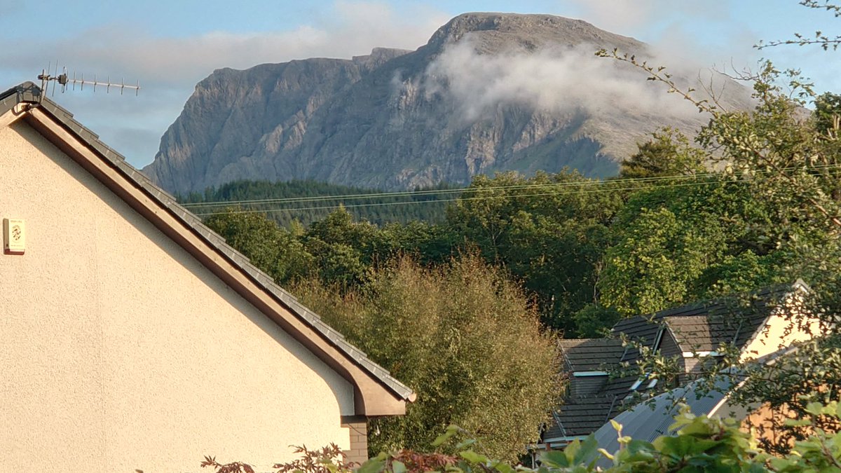 Nice view out of bedroom window 
Hard days biking with heamadona in right glute 
Relieved didn't fall on it