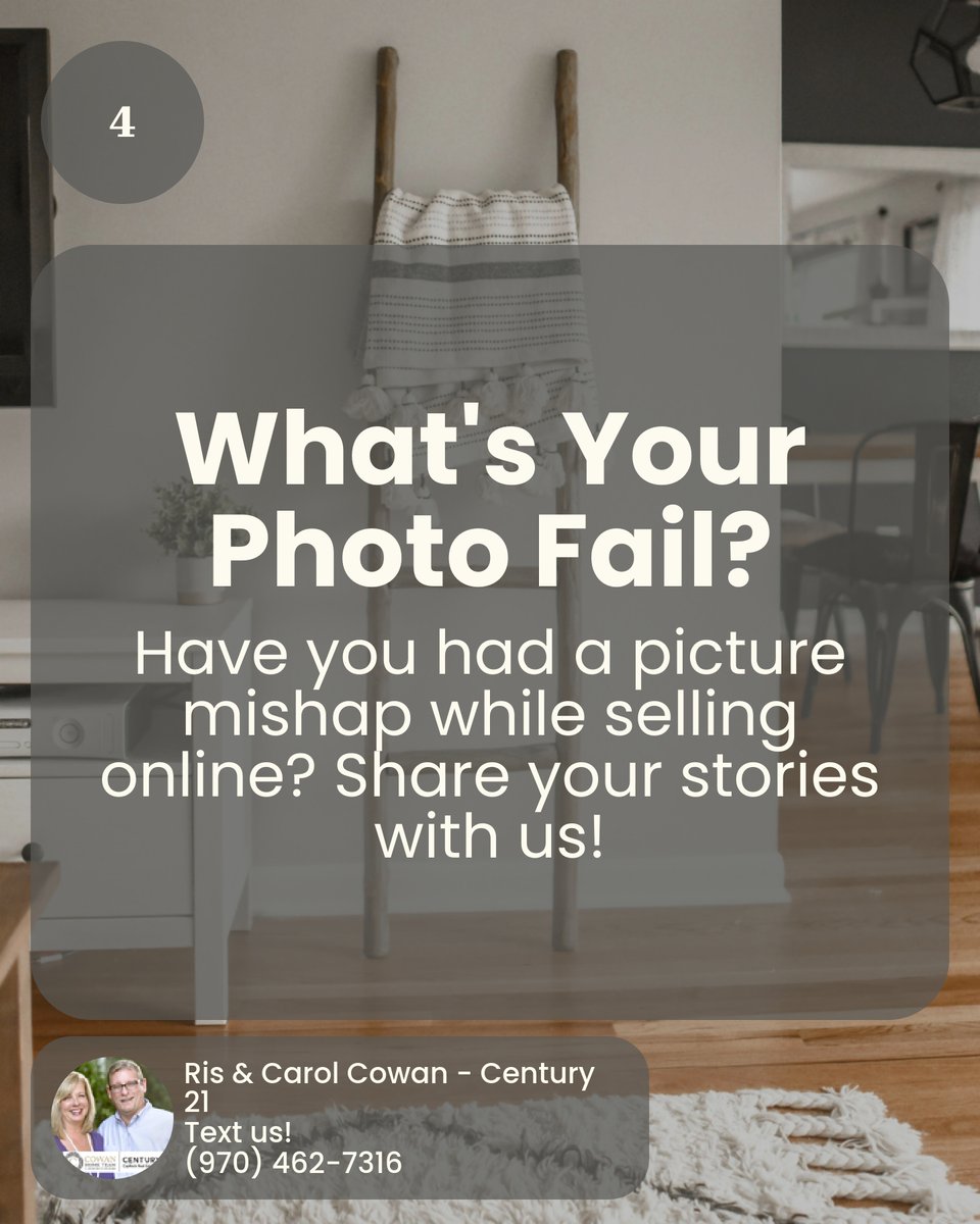 RisCowan's tweet image. First impressions count! 🌟 Online photos can be the difference between a quick sale or endless listing. Ever seen a blurry kitchen pic? Potential buyers have other options. Clear, bright photos = intrigued shoppers! 🏞️ What&apos;s your biggest online photo mishap? #RealEstateProTips