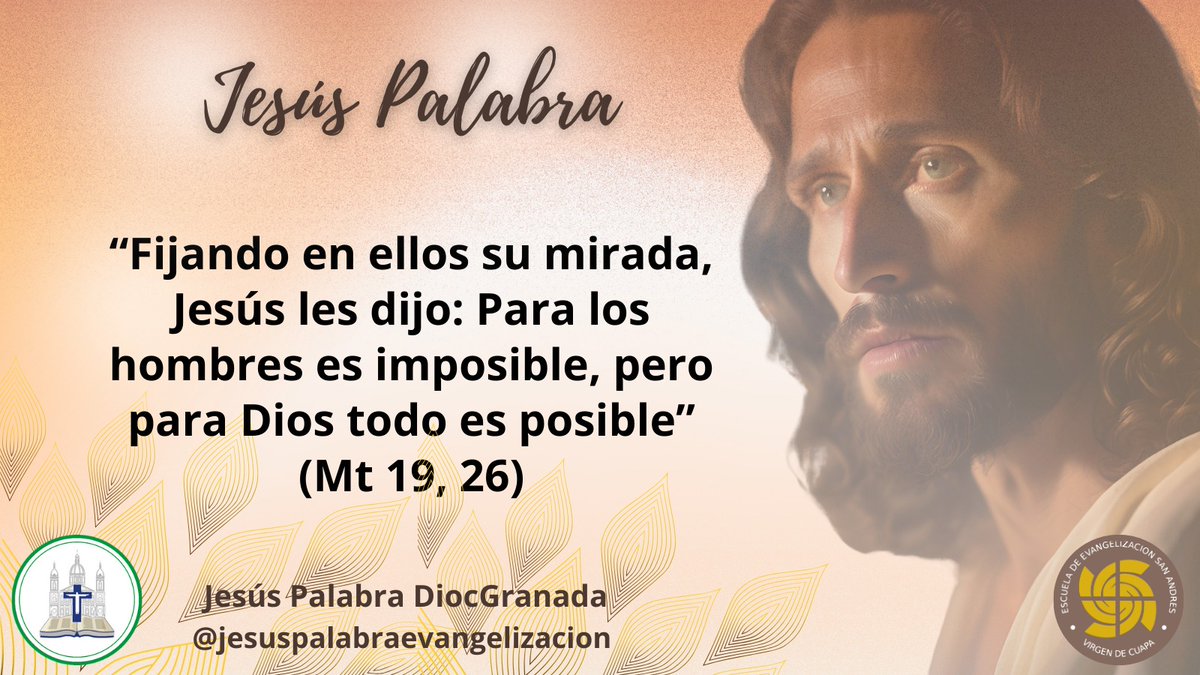 Jesús Palabra nos da hoy un mensaje fundamental. Jesús ya nos dio la salvación, solo tenemos que hacerla nuestra, confiando y creyendo en Dios, incluso en los momentos difíciles o en situaciones que nos parecen imposibles de lograr, como nos lo recuerda Jesús hoy en su Evangelio.