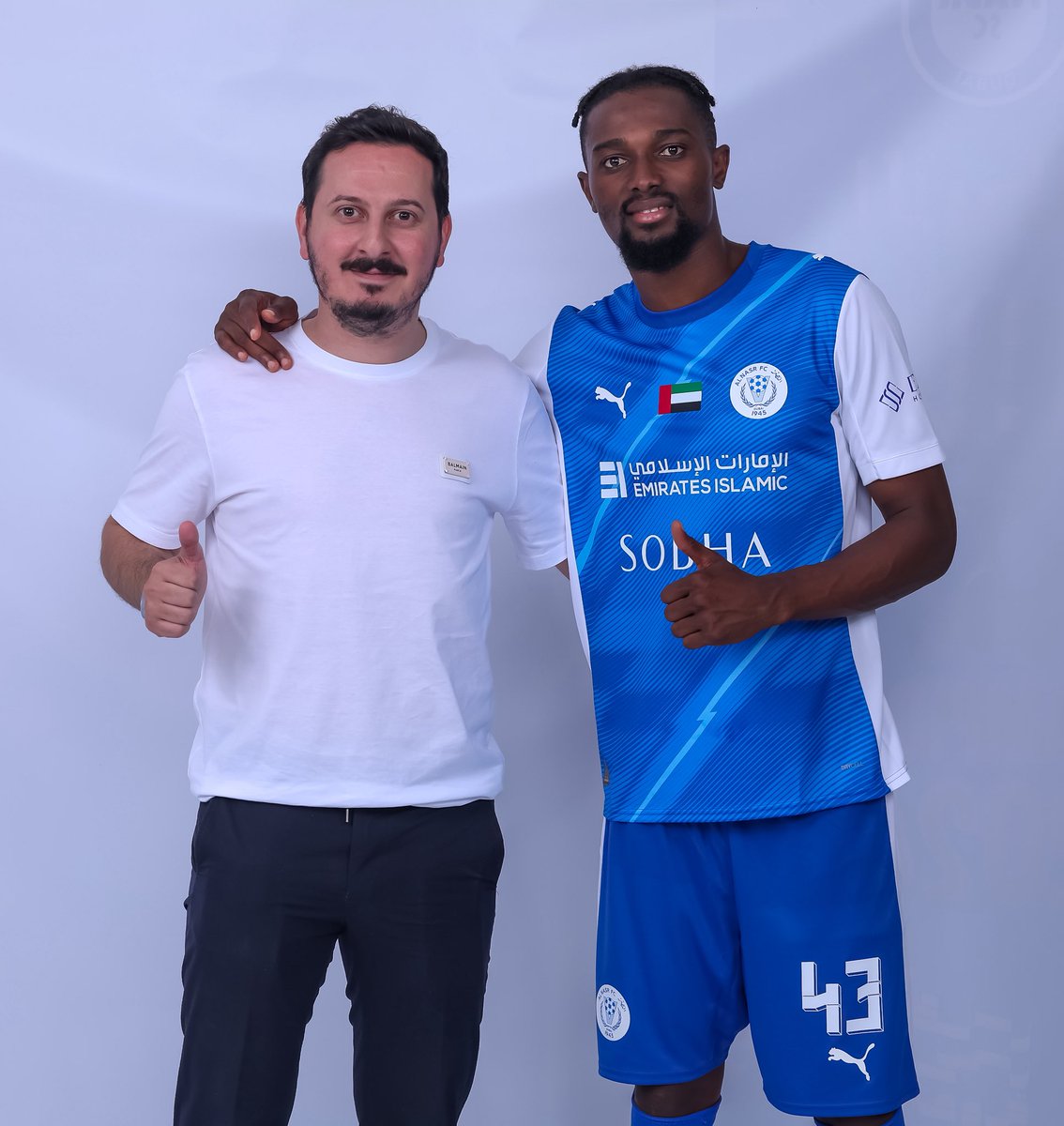 Thanks for the trust <a href="/ALNasrSC/">AL NASR SC</a> 25/26 let’s go 💙💙💙