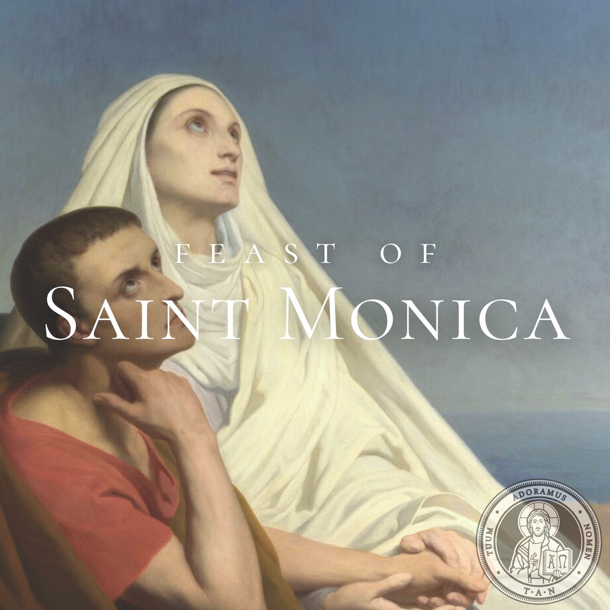 As a young woman, Monica radically converted from her wayward lifestyle, just as her son Augustine would. 

She married a noble but hot-tempered pagan, Patricius, and had two sons—Navigius and Augustine. Monica worked tirelessly to instill the faith in her children, but Augustine
