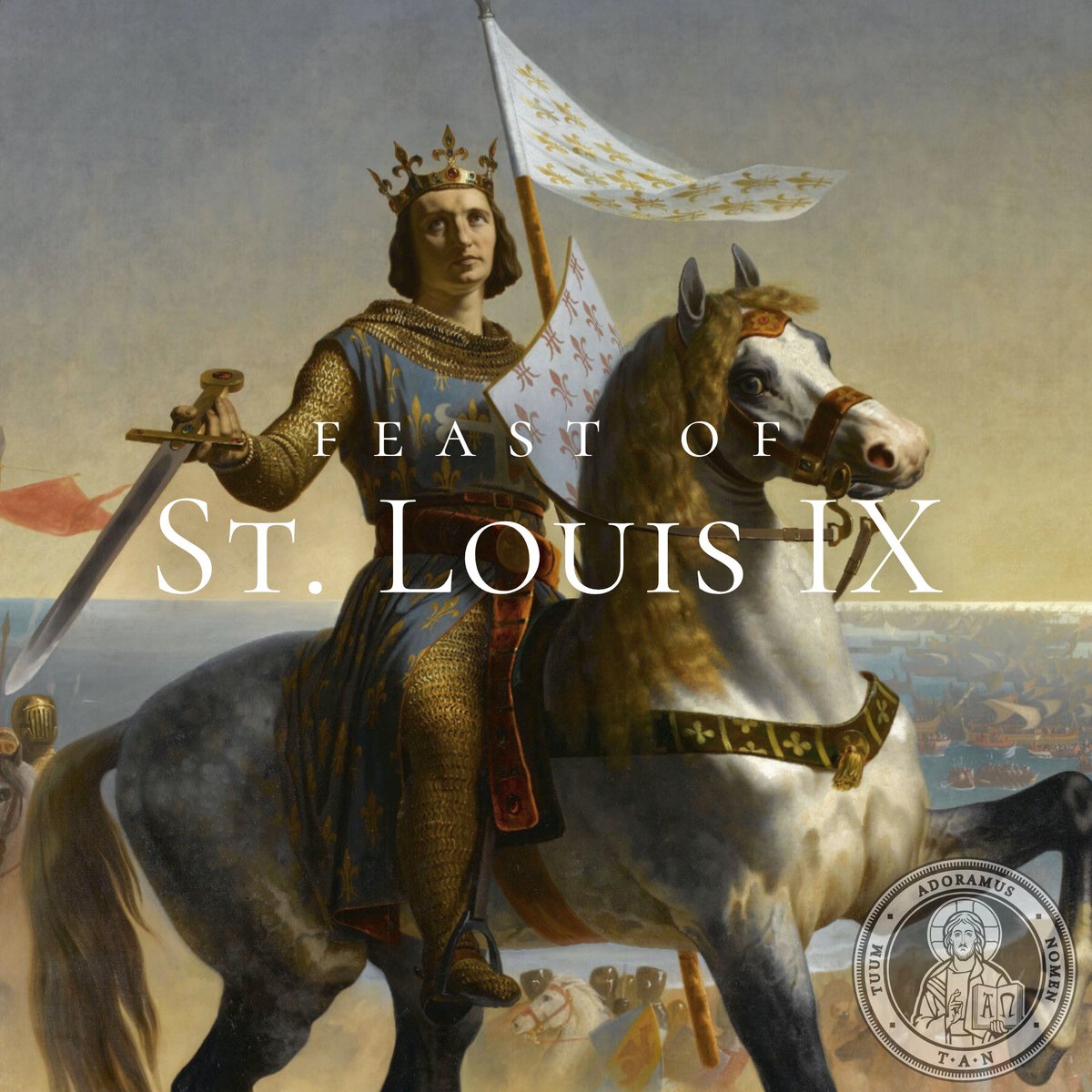 At 12 years old, Louis IX succeeded to the French throne. 

On his 21st birthday, he assumed full kingship and bound himself by oath to serve the Lord. 

After the ruthless reign of his two predecessors, King Louis IX was a beacon of Christly virtue through his protection of the