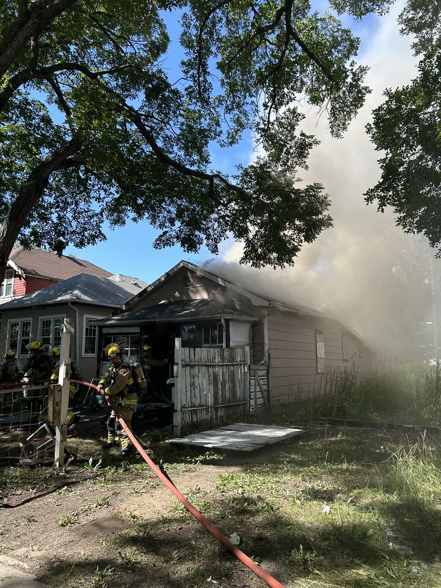 Crews are on scene of a house fire on the 1200 Blk. of Rae St. Heavy smoke and fire conditions on arrival. The fire is under control with crews working to compete searches. Fire will be under investigation. #yqr