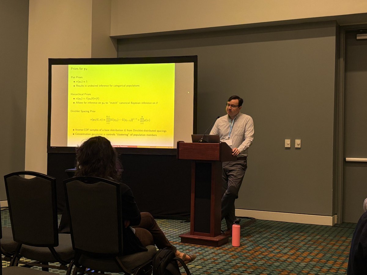 VT_biostats's tweet image. We had such a good time at #JSM2025 in Nashville! 🎶📊

Our team presented research, connected with colleagues, and brought the spirit of Virginia Tech to one of the largest statistical science gatherings in the world.

What was your favorite part of the conference?