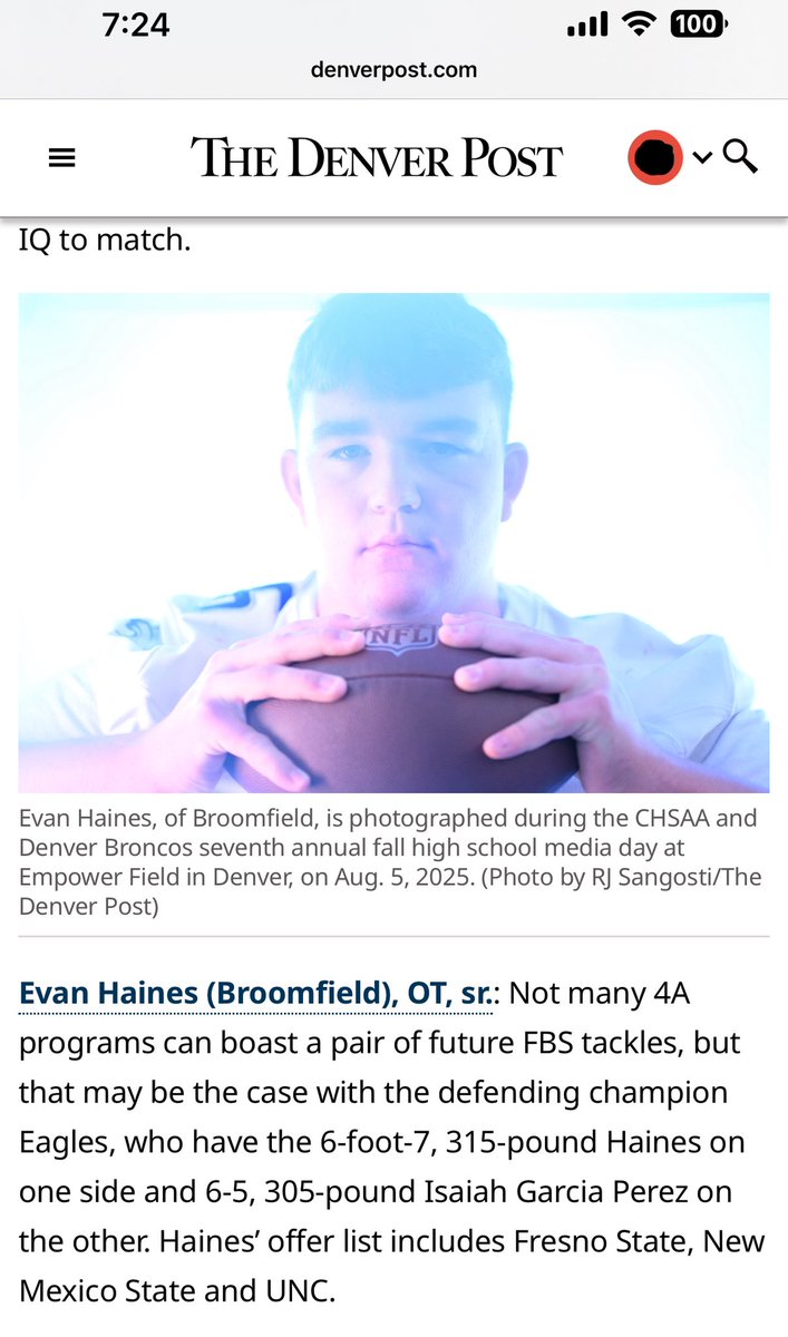 Underrated. Overlooked. Misjudged. That’s the fuel. Broomfield football has something to prove, and it starts in the trenches. Best OL in the state last year and we’re running it back. Thank you <a href="/postpreps/">Denver Post Preps</a>  <a href="/IsaiahGP71/">Isaiah Garcia Perez</a> <a href="/Alberto5153/">Alberto Cedillo</a> <a href="/susuras_wa56236/">Walker Susuras</a> #UnfinishedBusiness #ELD