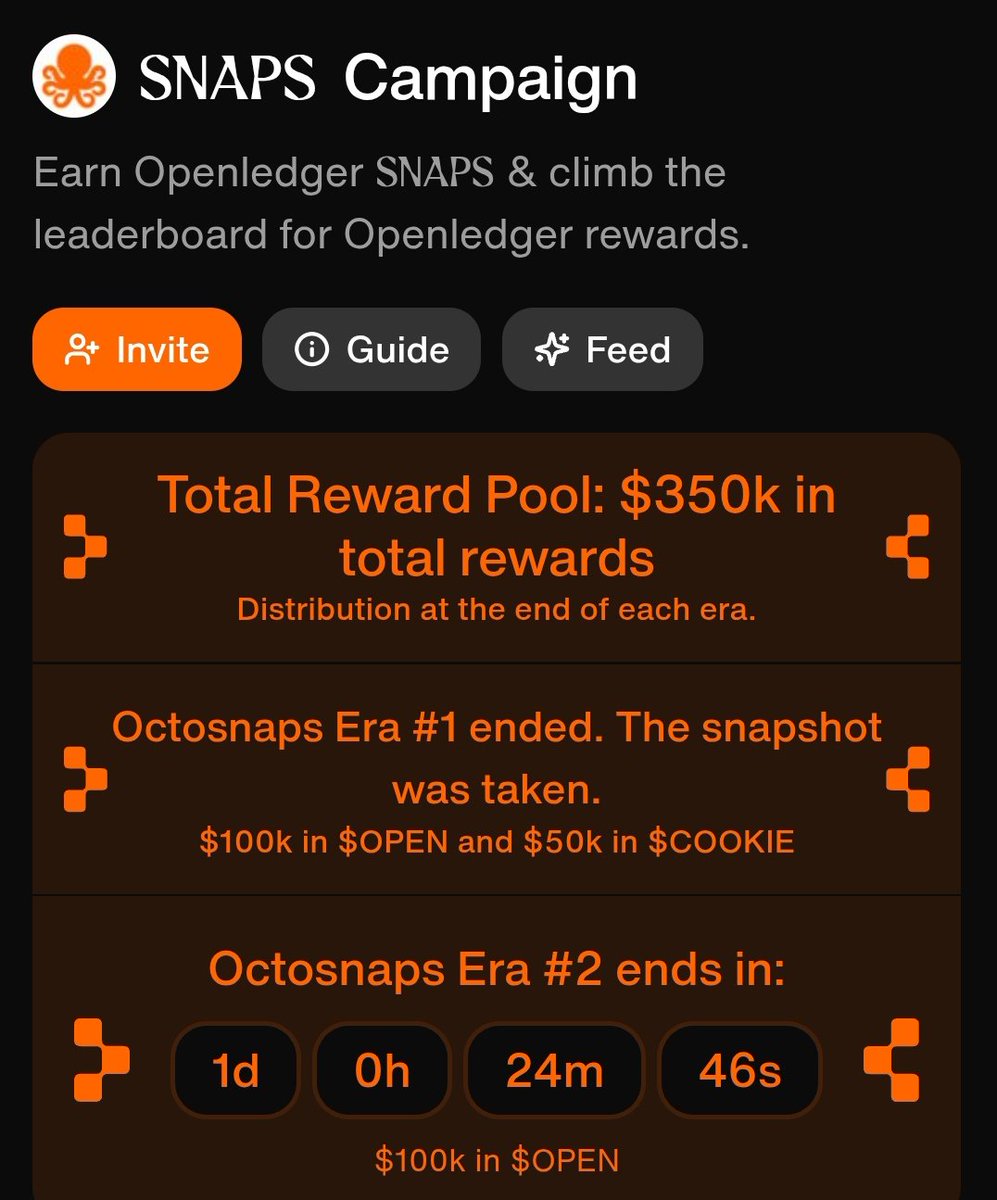 liquidcall (@liquidcall) on Twitter photo Time is flying… The last 24 hours of <a href="/OpenledgerHQ/">Openledger</a> Snapshot 2. 📸
A month of effort, community energy, and $OCTO excitement at its peak.
Look at the camera and say OCTO 🐙
This is more than a token, it’s a wave we’re building together. 🌊 Time is flying… The last 24 hours of <a href="/OpenledgerHQ/">Openledger</a> Snapshot 2. 📸
A month of effort, community energy, and $OCTO excitement at its peak.
Look at the camera and say OCTO 🐙
This is more than a token, it’s a wave we’re building together. 🌊