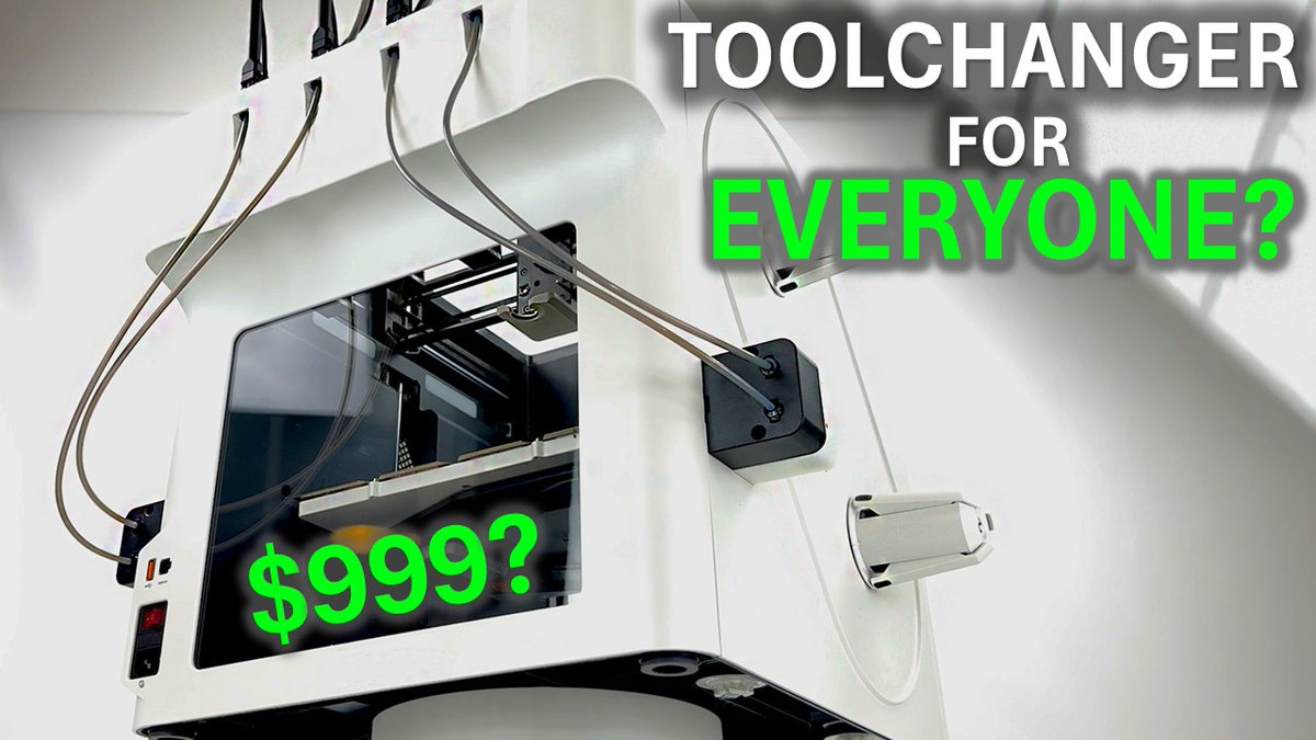 Snapmaker U1 Preview: A Toolchanger < $1000 ?!

The Good, the Bad and the Homework for Snapmaker before shipping to customers!

Watch here: youtu.be/oWUTe1TjjKA