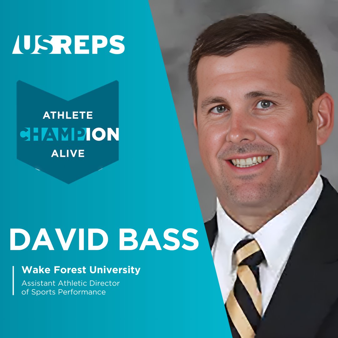 USFitProReg's tweet image. Congratulations to Wake Forest University and David Bass, Assistant Athletic Director of Sports Performance, for earning the title of Athlete Alive Champion for the second year in a row! Learn more about how to become an Athlete Alive Champion here: usreps.org/resources/athl…