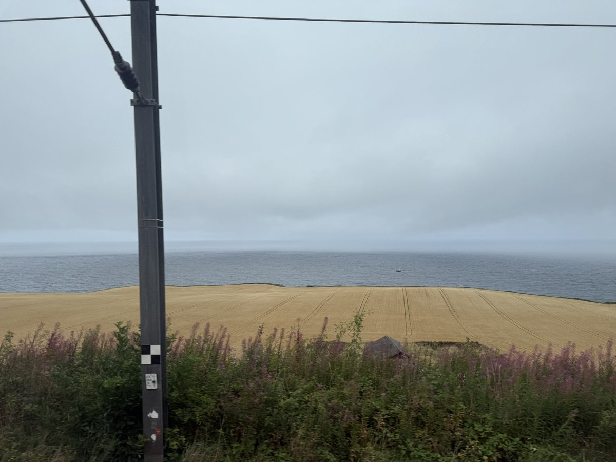 BBCRosAtkins's tweet image. Heading towards Edinburgh on the train. What a route this is. For those of you coming to the Edinburgh TV Festival, I’m taking part in a session at 10 tomorrow morning.