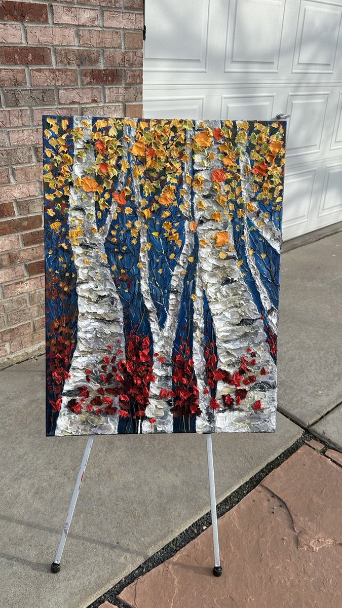 Enjoy golden Colorado autumn. artfinder.com/product/enchan… This 24x32" original mixed-media masterpiece is layered with sculptural impasto texture. 🍂✨
#Artfinder #ContemporaryArt #GoldLeafArt #TexturedArt #InteriorDesign #ArtForSale #AbstractArt #ArtLovers #ArtCollector