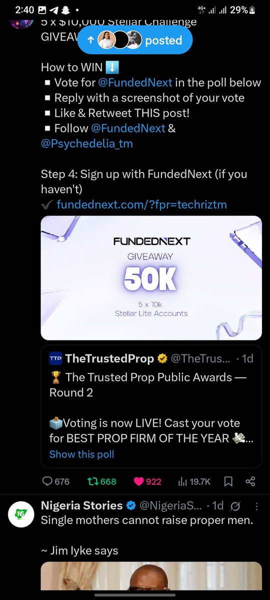 Adeyinkaaaa's tweet photo. @Techriztm @FundedNext @Psychedelia_tm All 3 done and i have an account already https://t.co/4W3mNkcaoS
