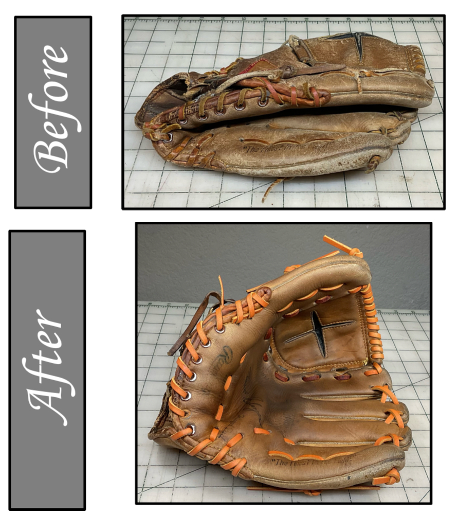 nwagloverelace's tweet photo. Brought this Central Arkansas Dad’s old glove back to life! Cleaned, conditioned, relaced, and patched with help from Walter's Boot & Shoe in Rogers! Ready for more catch. Love giving old gear a second chance. #SarnaBaseball #SarnaFrontOffice
@SarnaBaseball https://t.co/VBDHetXuH0