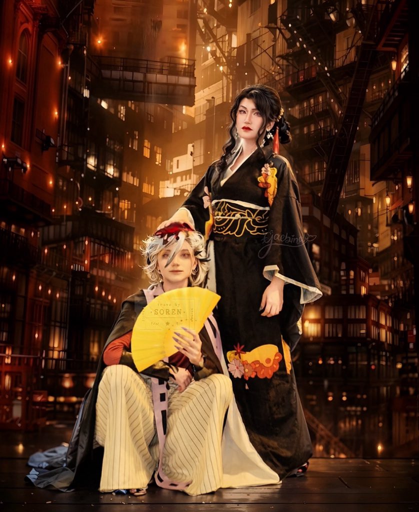 “you know, everyone’s afraid of dy!ng and that’s why i eat them all up, now they get to live together with me.” — Douma.

cos by 

🪭 : <a href="/yokohamva/">soren</a> 
👘 : <a href="/mystiquinn/">jiejie 陳洁 🎀 CF22 H-11</a> 

#douma #kibutsujimuzan #kny #鬼滅の刃 #infinitycastle #cosplay