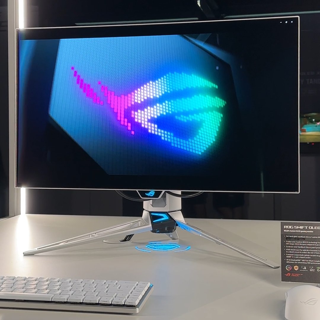 fury_mohammed's tweet image. الإصدار الأعلى بوضع الـDual mode 540/720

ASUS PG27AQWP-W

- 27"
- 2K
- 540Hz-720Hz720p
- Primary Tandem OLED
- HDR TB500 = 1500nits / 335nits
- TrueBlack Glossy
- DP2.1 80Gbps
- Neo Proximity sensor

موعد التوفر المتوقع:ديسمبر
السعر:غير معلن