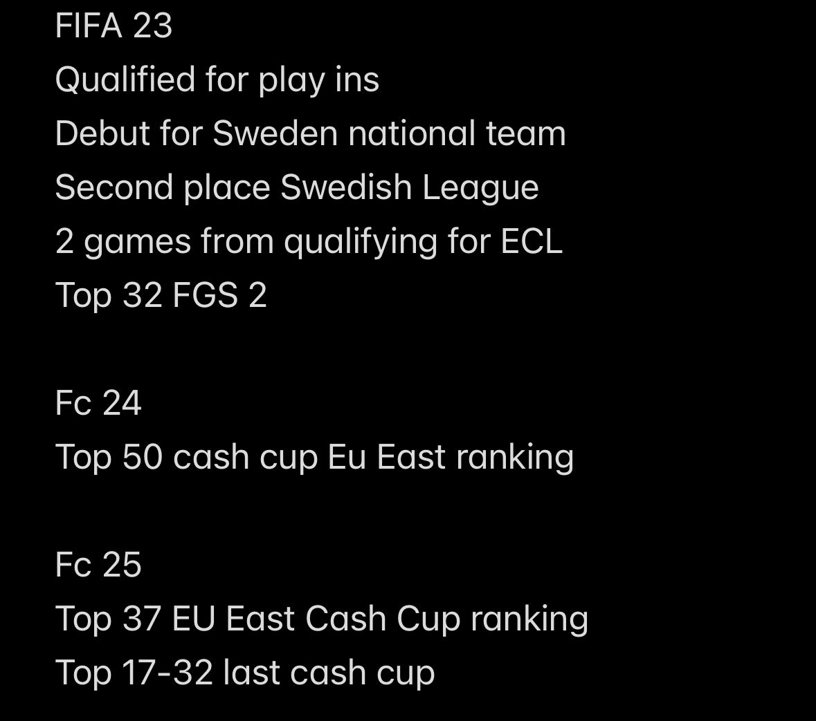 Free agent heading into EAFC 26!
More motivated and ever, DMs are open