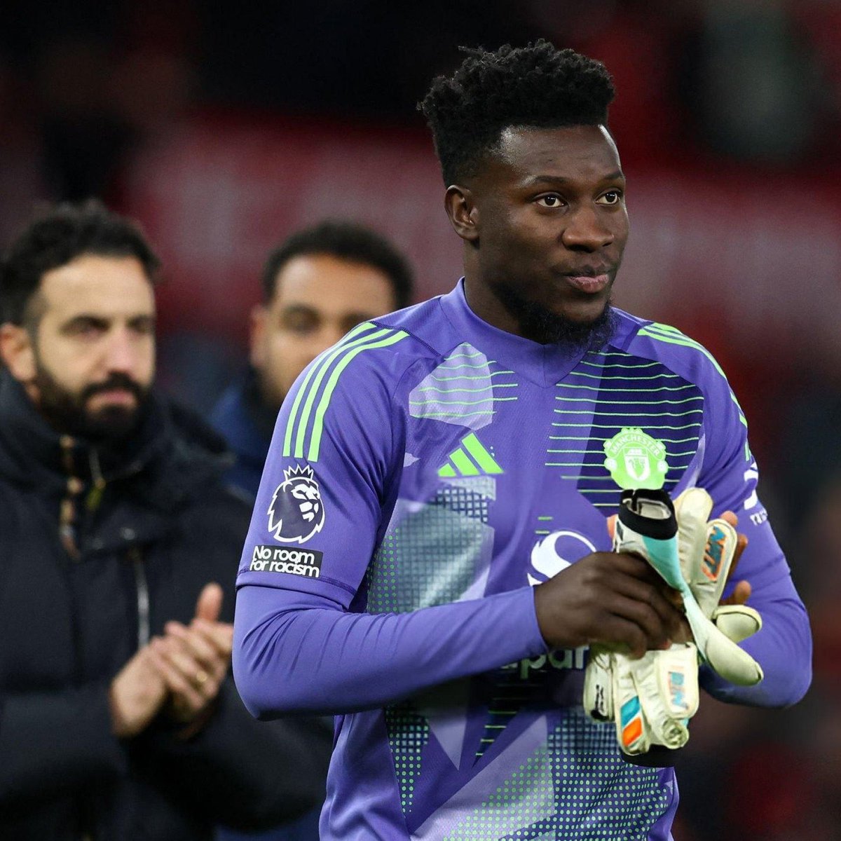ELE ESTÁ DE VOLTA!

André Onana retorna ao gol do United na partida contra o Fulham, no próximo domingo. [<a href="/alex_crook/">Alex Crook ⚽️🎙</a>]