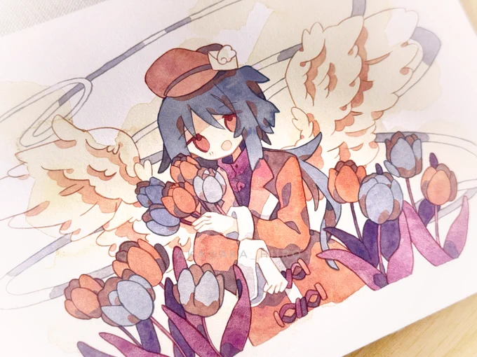 #水彩 #デザイナースカラー