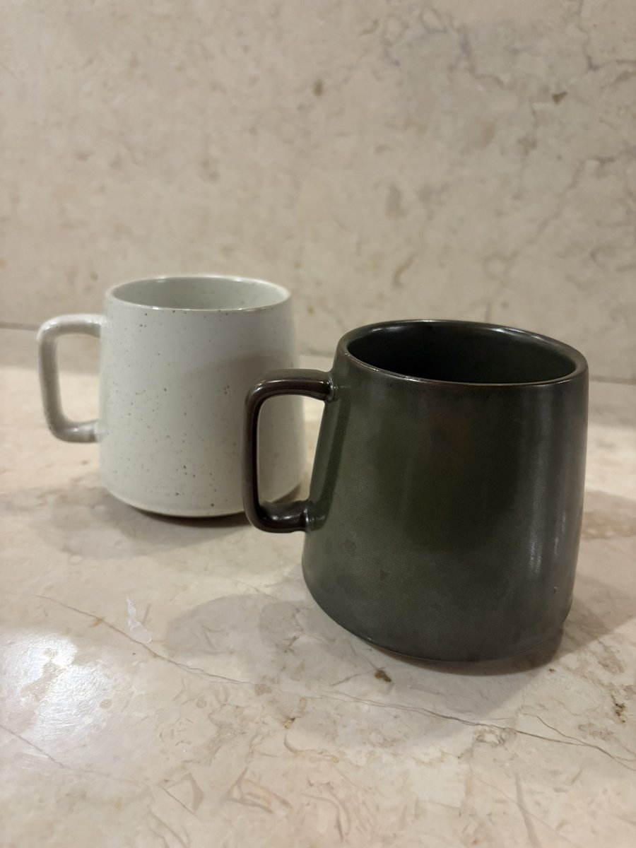 chatgpt said that coffee tastes better in a mug that’s wider at the bottom than the top and I think it’s true