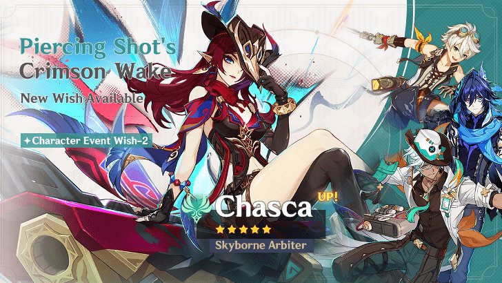 ChascaMains's tweet photo. Just a few more hours!!
C6 please come home!! Who's excited for her banner? 🐦‍🔥
We updated our guide too!  Feel free to check it out on our discord server 🫶🏻
#chasca #genshintwt #Natlan https://t.co/sA4hjn4hb0