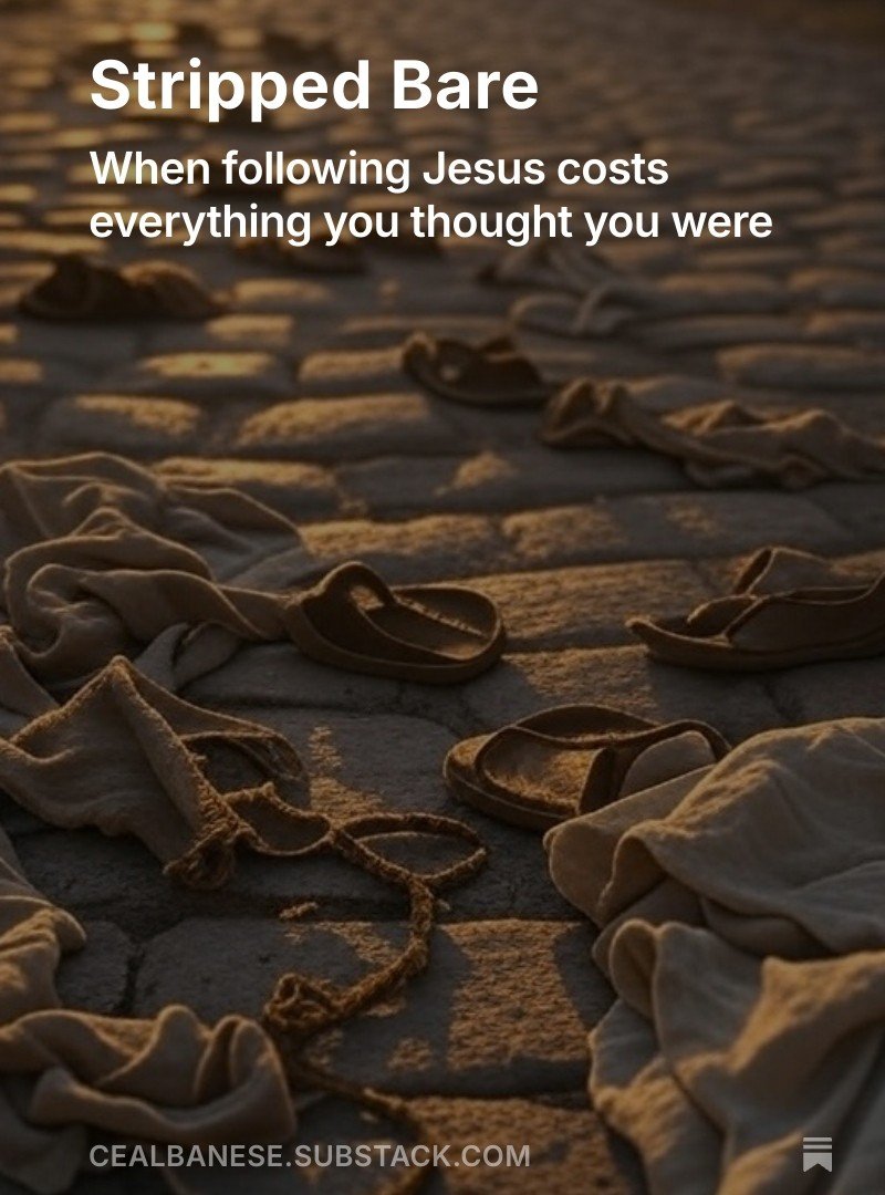 The cost of following Jesus: everything I thought I was.

New reflections from my spiritual journal now live on Substack.

Link in bio.