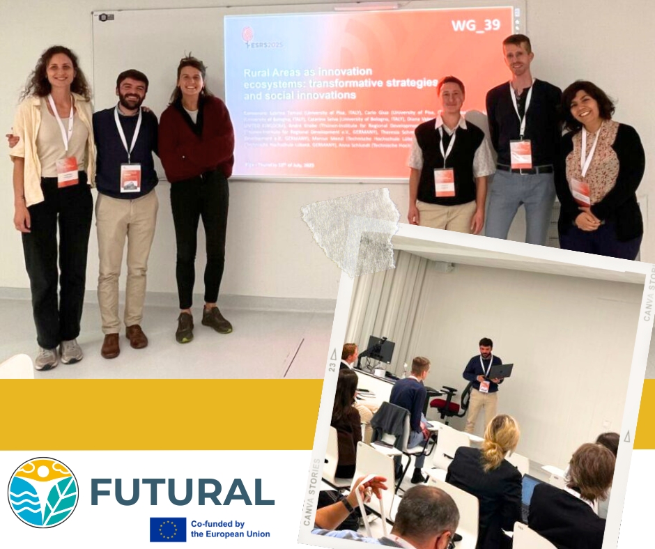 🌱 At #ESRS2025 in Riga, <a href="/FUTURALproject/">FUTURAL Project</a> &amp; sister project <a href="/Ruractive_EU/">Ruractive_EU</a> co-hosted a Working Group on #RuralInnovation ecosystems, exploring how they drive social innovation &amp; transformative change.

Read more 👉 shorturl.at/TYRVo

#HorizonEU #ResearchImpactEU