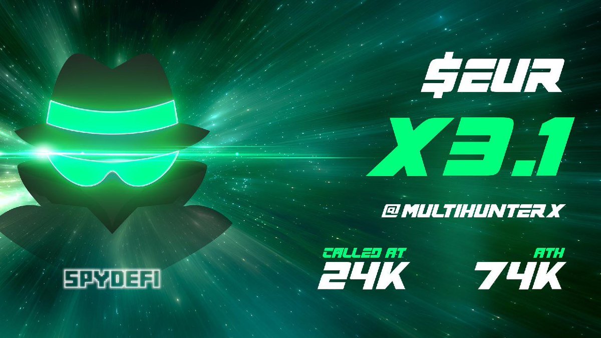 multihunterx's tweet photo. X3 and bonded

📣 Called At: $24K
👑 FIRST CALLER
📈 ATH: $74K
✖️ Multiplier: x3.1
👁 View Call (https://t.co/zOFJgNLgWk) https://t.co/Dk8NdsyO6S