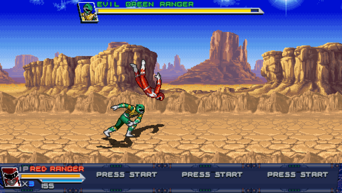 Time to settle the differences against the Evil Green Ranger...
#powerrangers #gamedev #indiegame #pixelart #openbor #beatemup