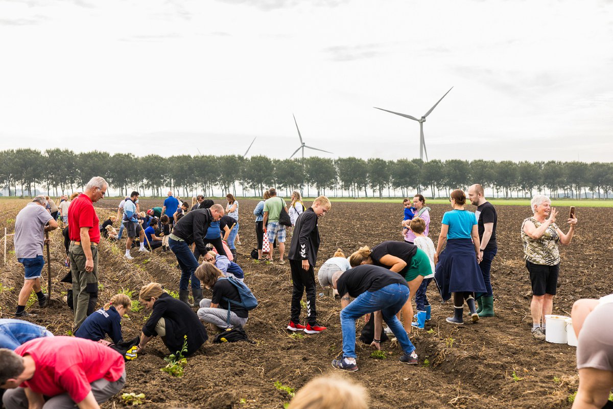 Zaterdag 6 september 📌

NL trekt de laarzen aan voor de Nationale Aardappelrooidag 🥾 

Aardappeltelers openen hun velden voor jong &amp; oud om zelf een tasje vol te rooien en te leren waar hun eten vandaan komt 🥔

Rooien, proeven en spelen op de boerderij:
agf.nl/article/975734…